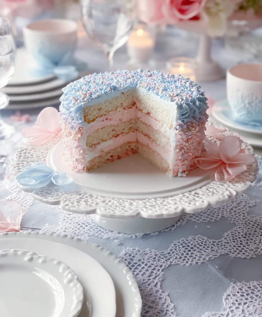 Coquette Party- Dreamy Pink Blue Dessert Recipes