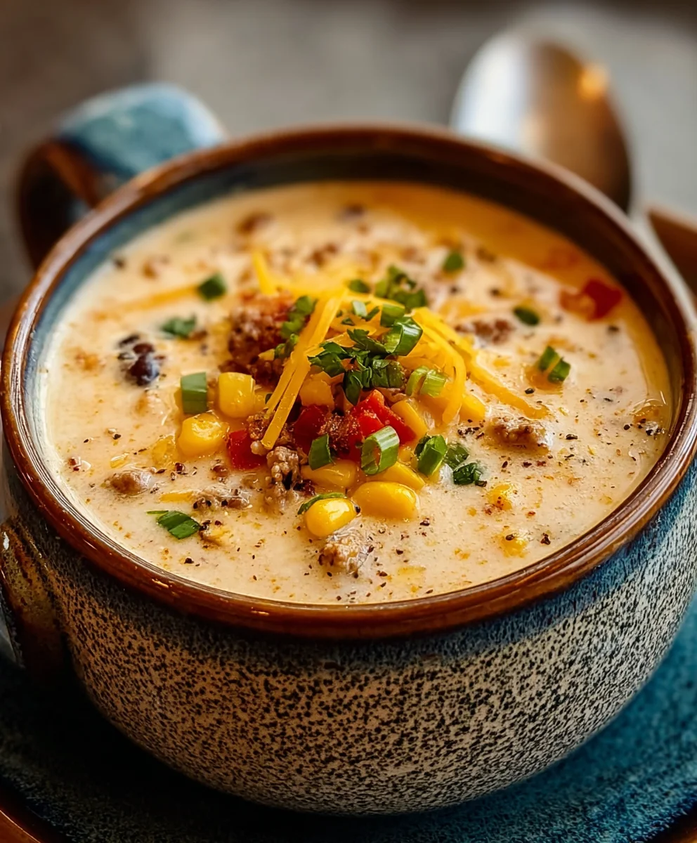 Creamy Beef Cowboy Soup - Easy Weeknight Comfort