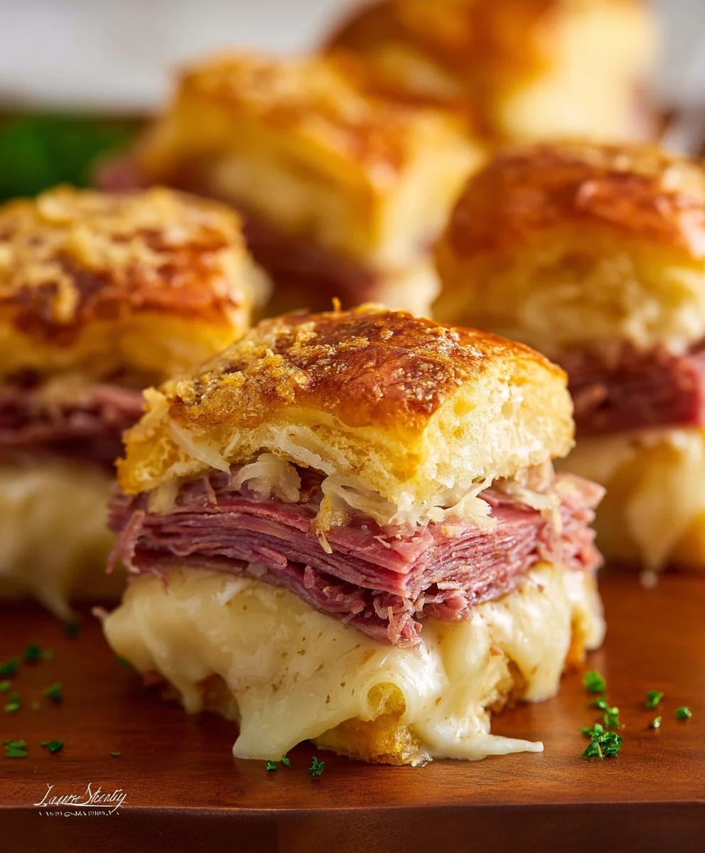 Delectable Reuben Sliders - A Quick & Easy Bite