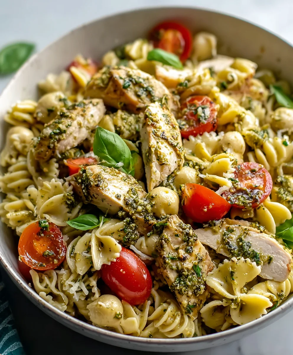 Easy Pesto Pasta Salad - Fresh Flavor Delight