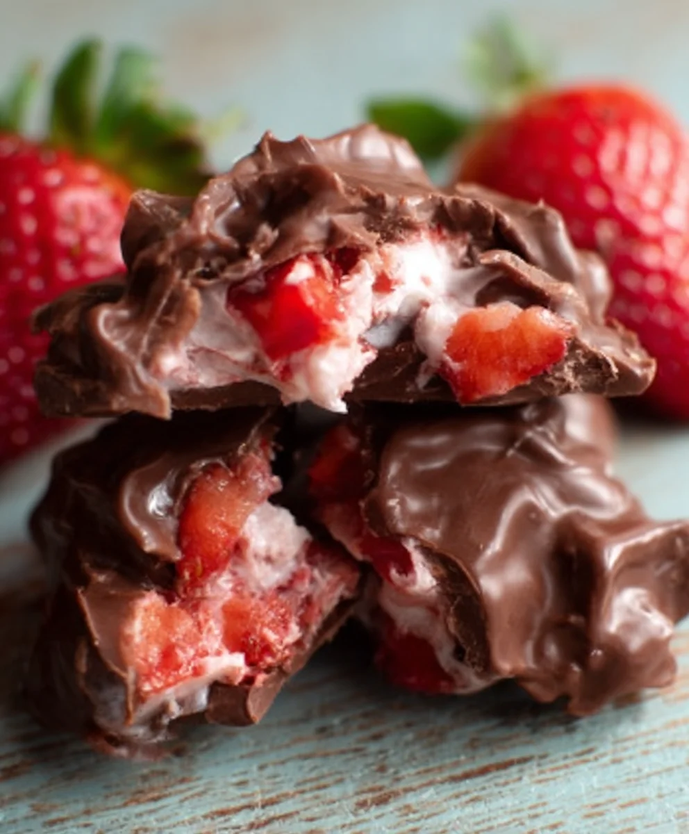 Chocolate Strawberry Yogurt Clusters Recipe