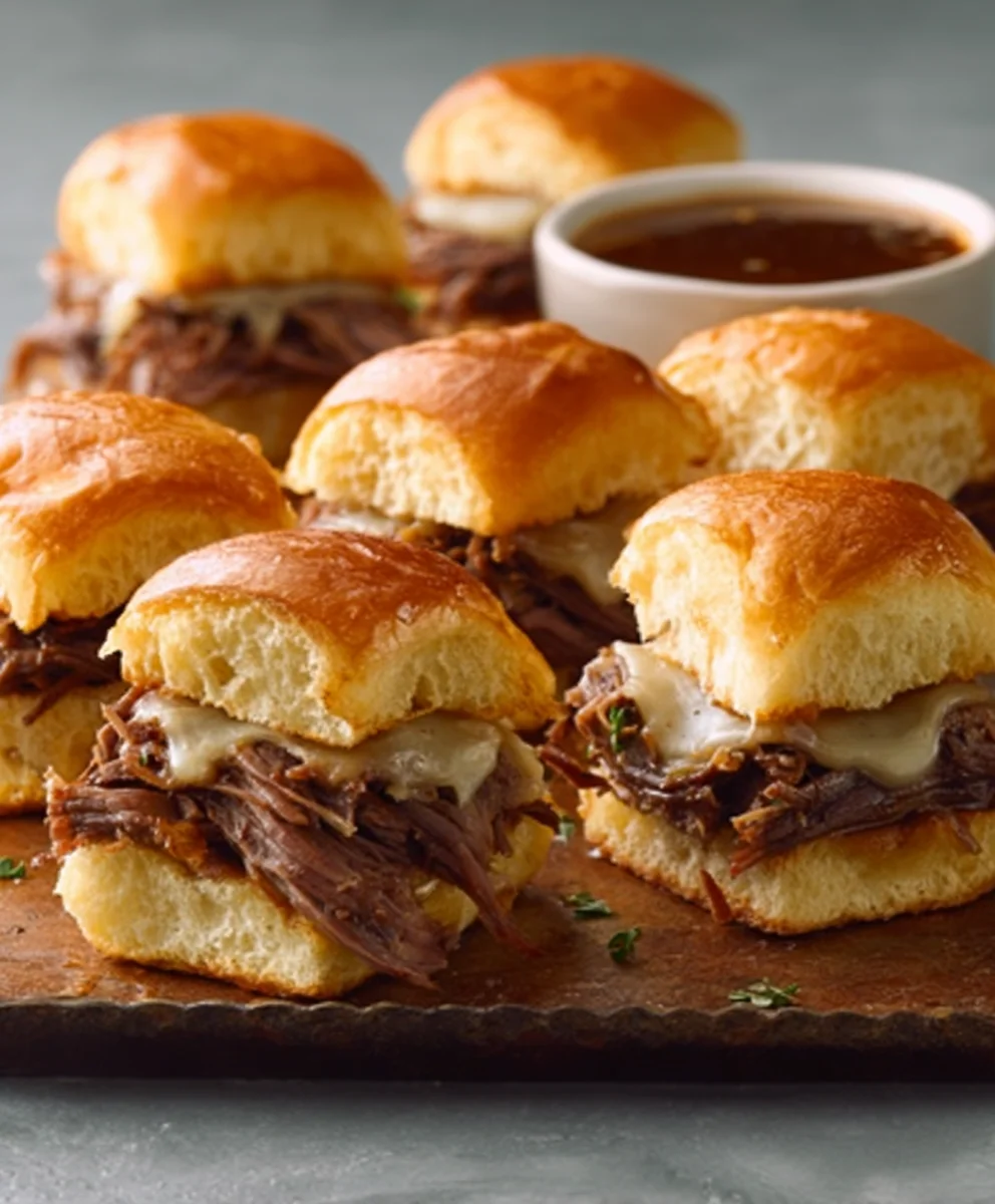 Easy French Dip Sliders for a Crowd