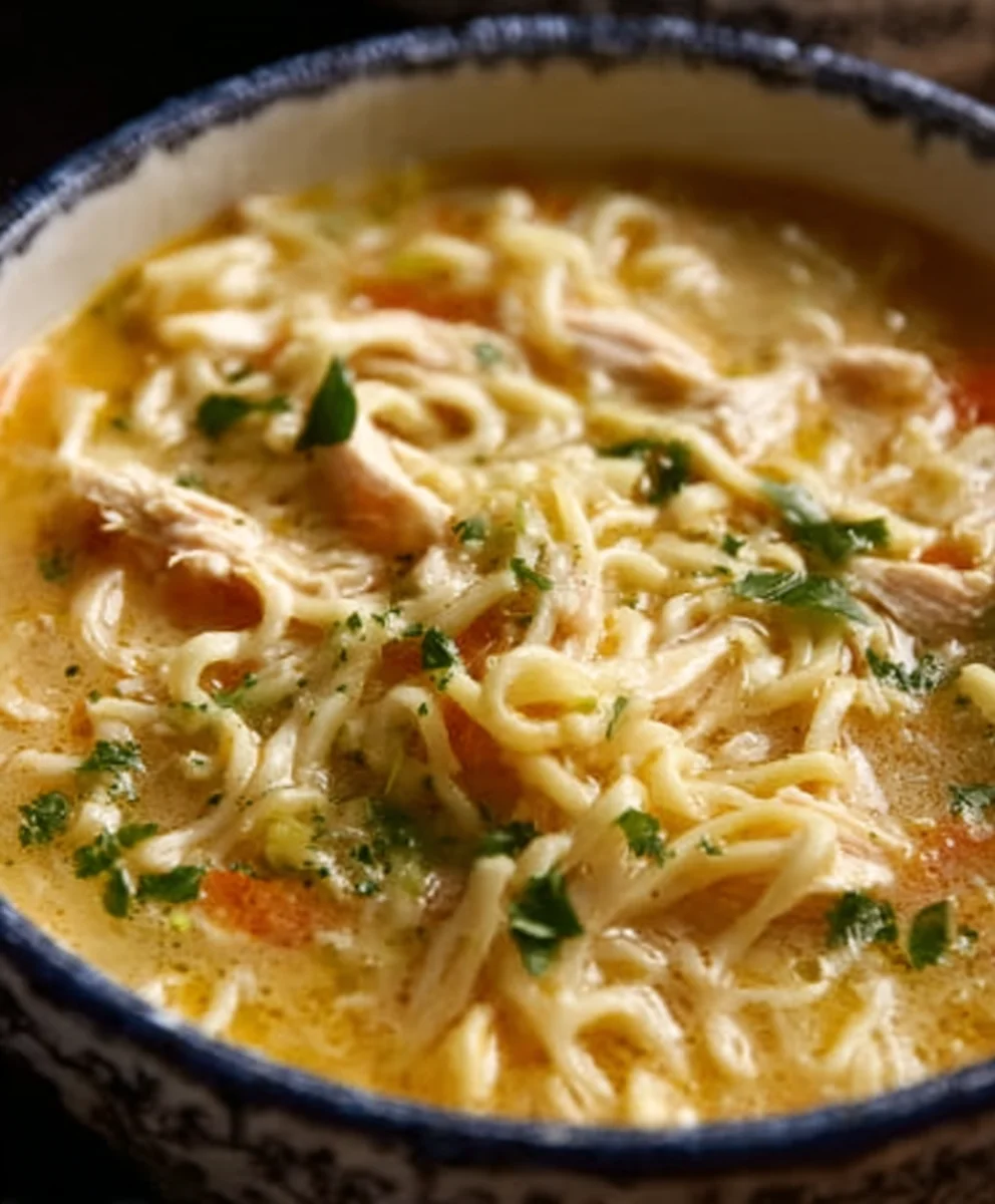 Crack Chicken Noodle Soup Recipe-Hearty Comfort Food