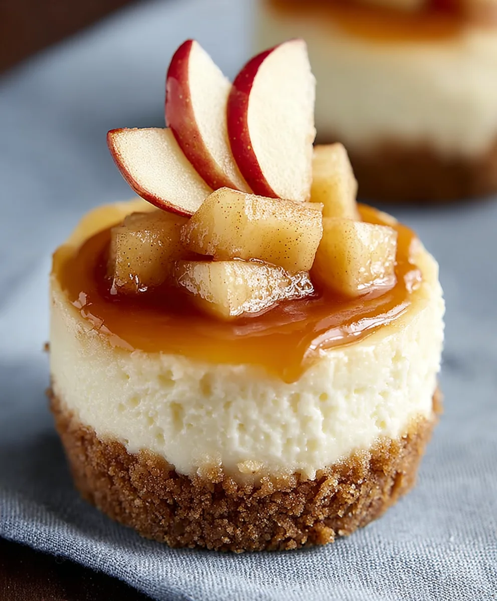 Apple Mini Cheesecakes-Easy & Delicious Bites