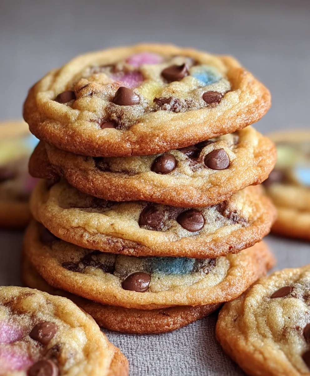 Easter Chocolate Chip Cookies-Festive & Delicious Treats