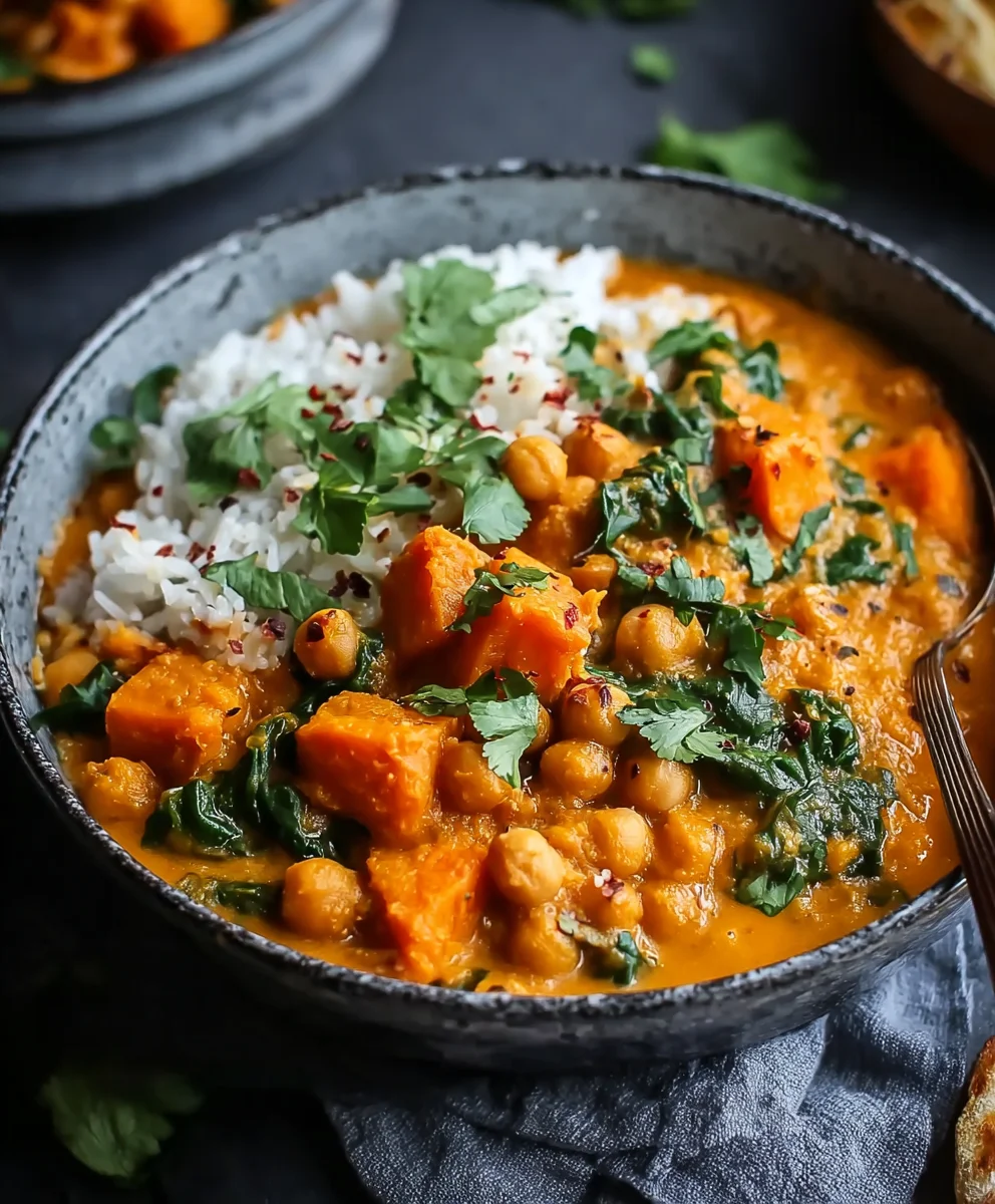 Sweet Potato Chickpea Curry