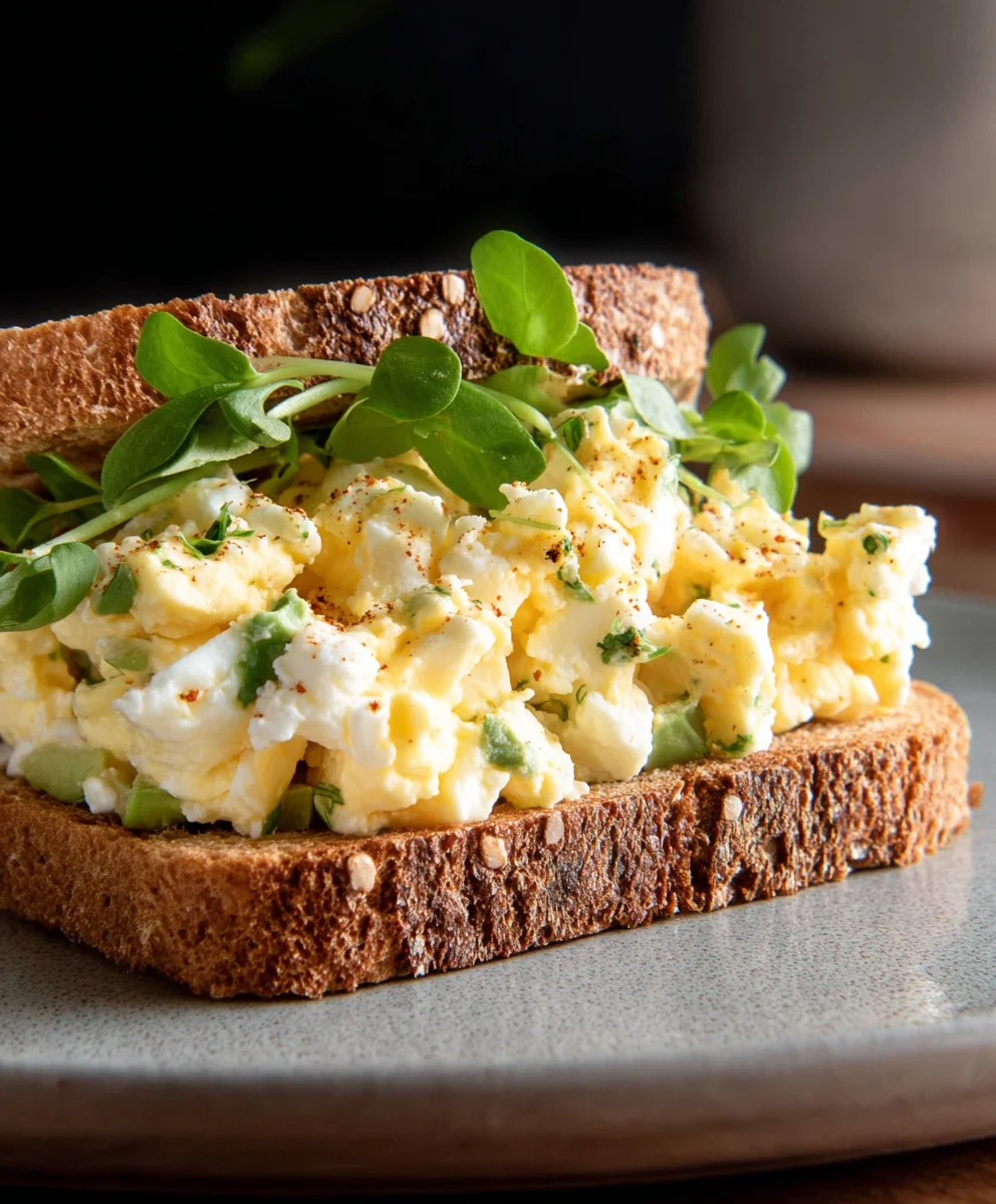 Egg Salad Cottage Cheese No Mayo - Healthy & Delicious