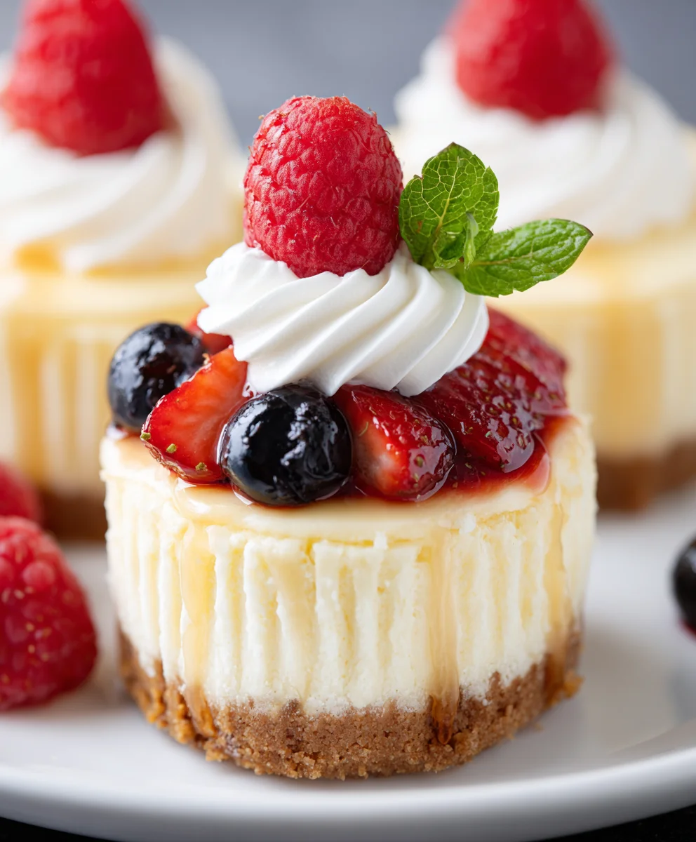 Best Mini Cheesecakes Creamy & Delicious Recipe