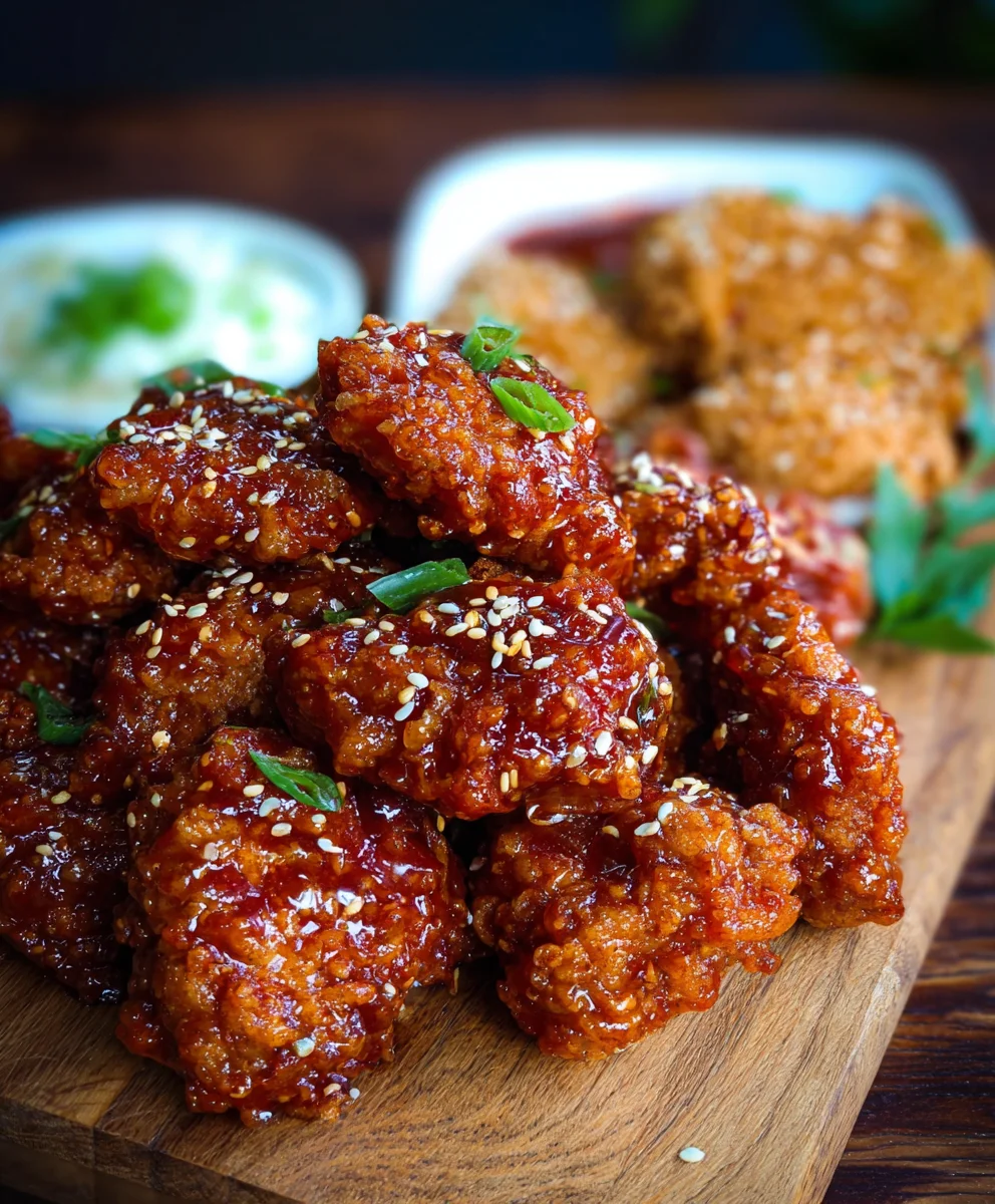 Korean Fried Chicken Yangnyeom-style Recipe