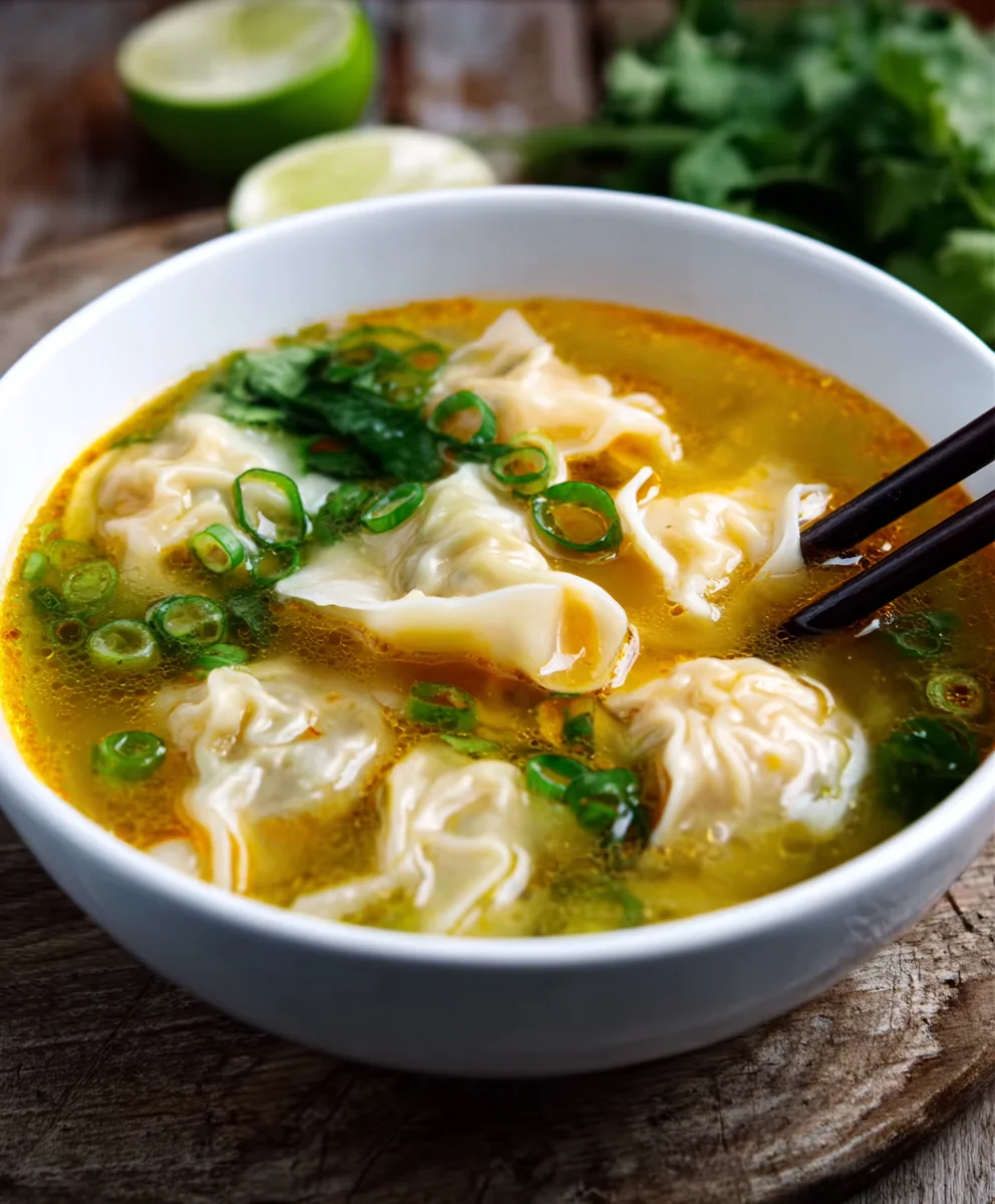 Easy Beef Wonton Soup Recipe - Quick & Delicious