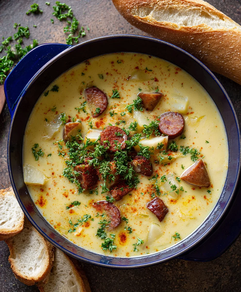 Cajun Potato Soup-Smoky Bold Flavor