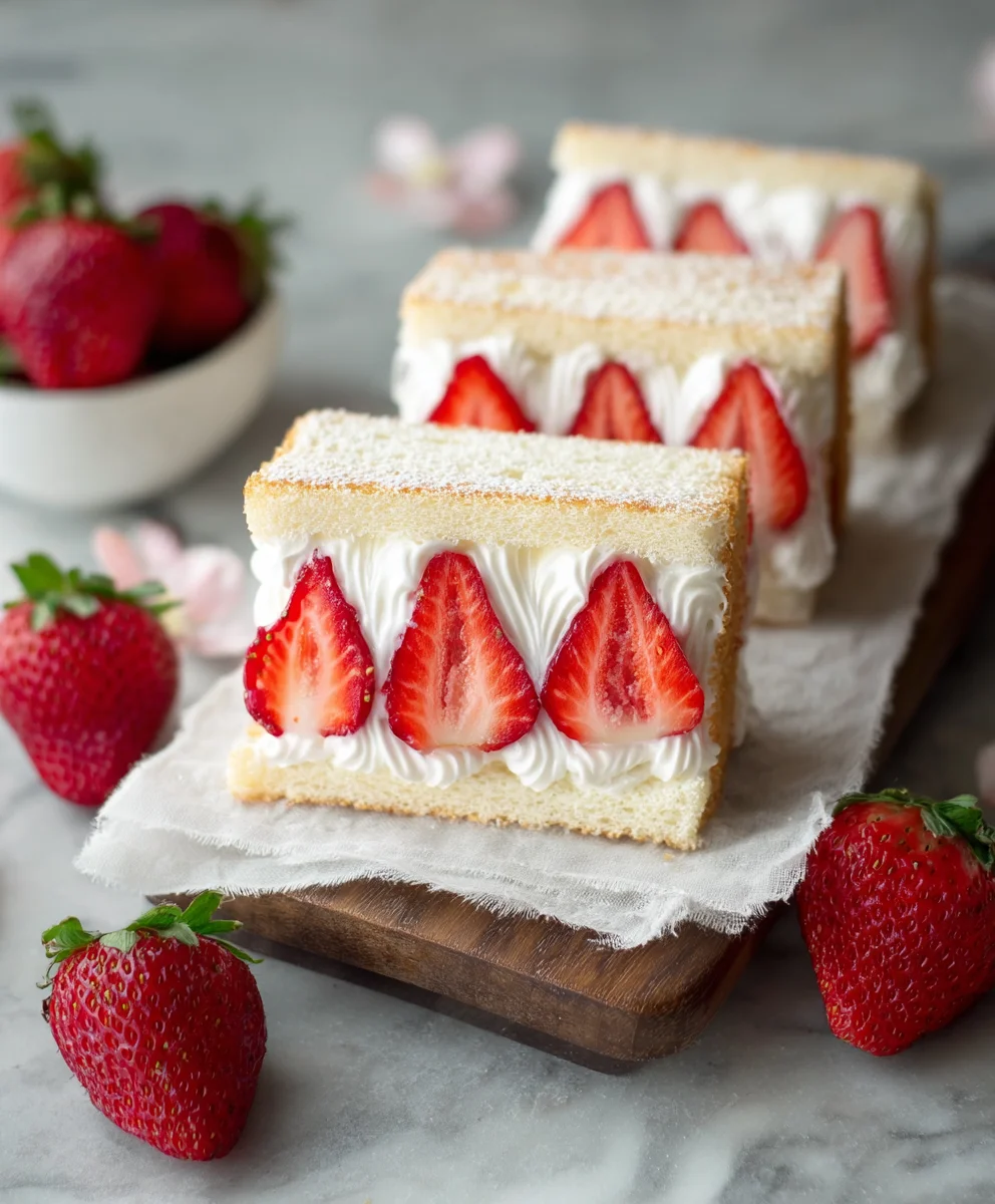 Strawberry Cream Sandwiches-Easy Sweet Treat