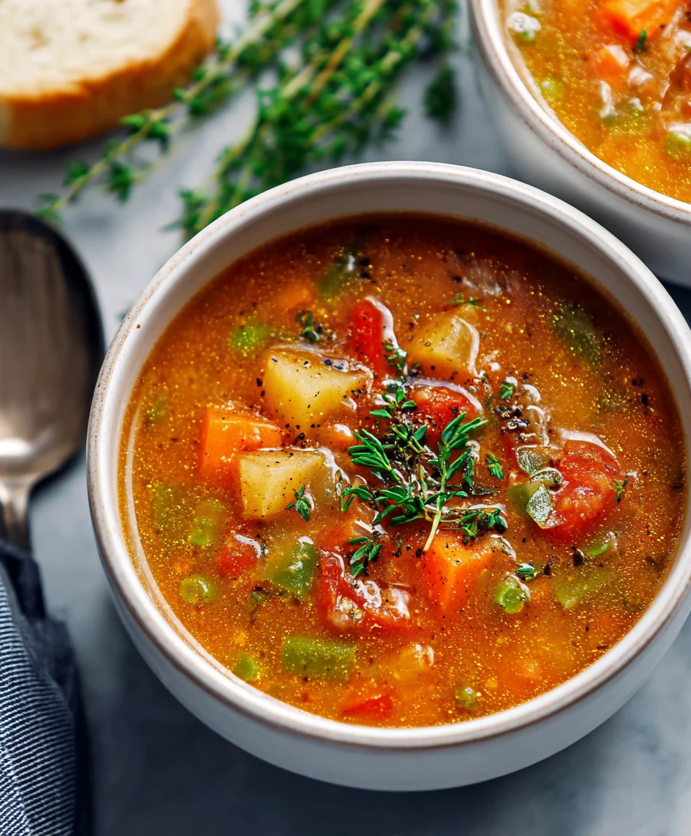 Easy Vegetable Soup Recipe - Hearty & Quick Meal