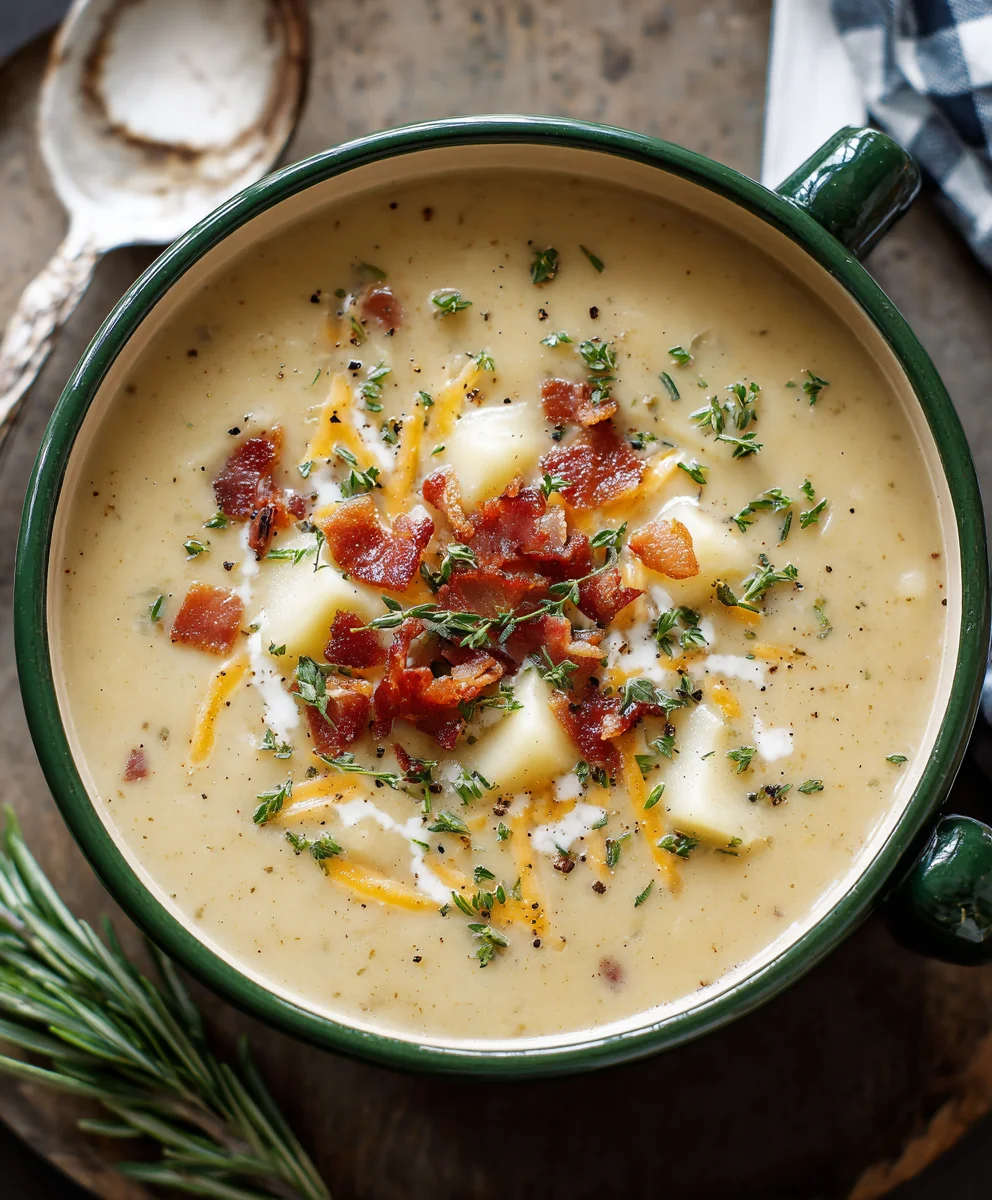 Easy Potato Soup Recipe-Hearty & Delicious