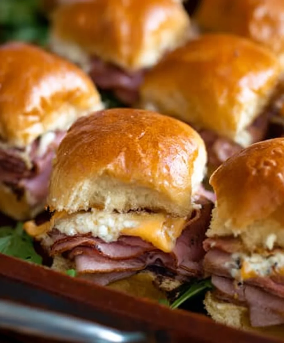 Mississippi Sin Beef Beef Ham Sliders - Easy Appetizer