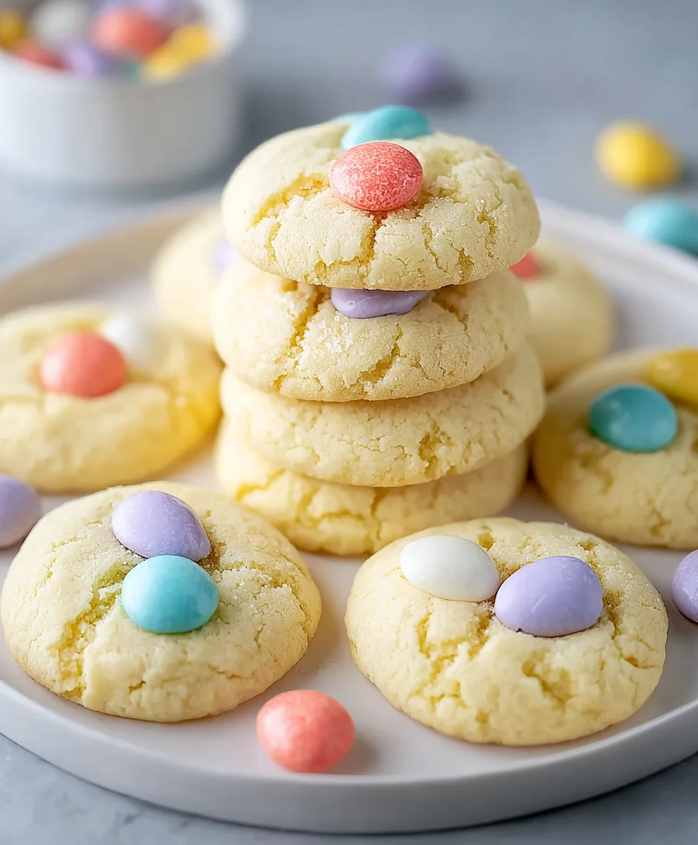 Easy Easter Cake Mix Cookies-Festive Fun