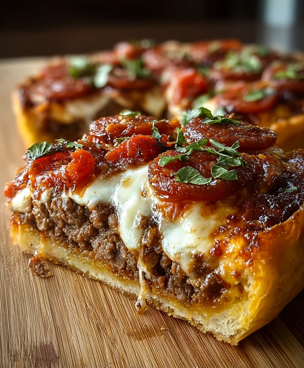 Pizza Burger Pie- Delicious Easy Recipe