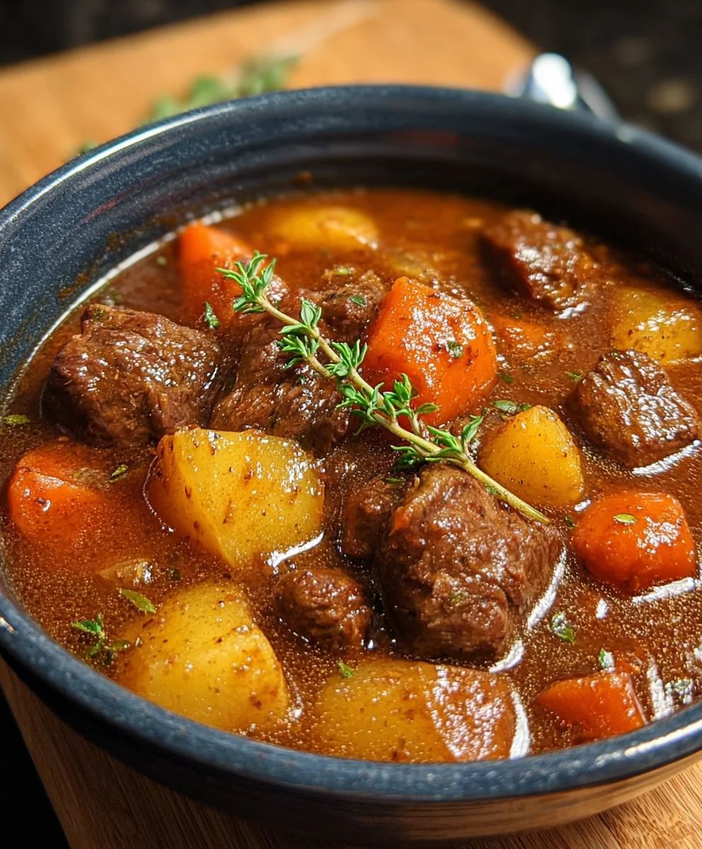 Hearty Homemade Beef Stew Recipe - Comfort Food Classic