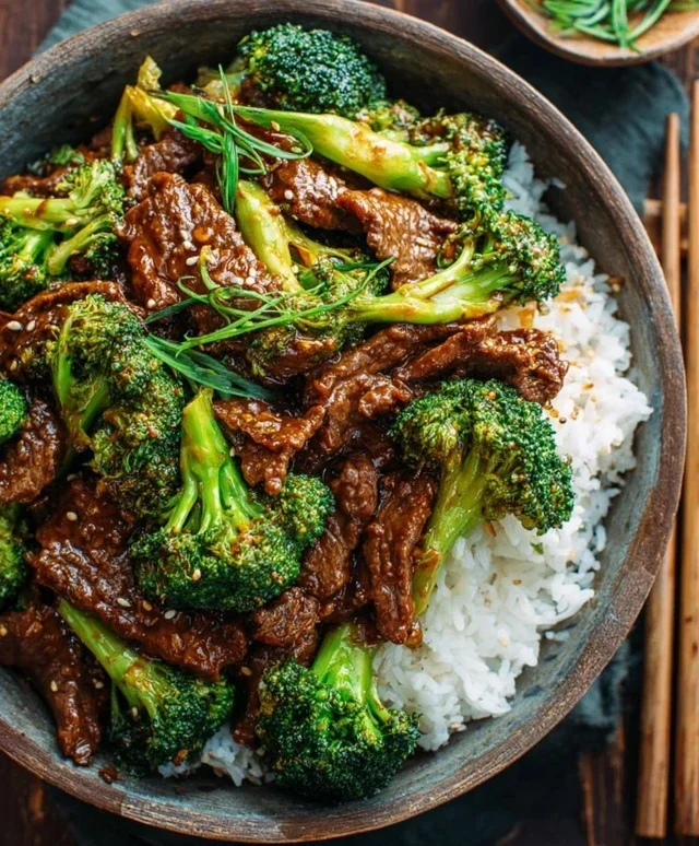Chinese Beef and Broccoli (牛肉炒西兰花)