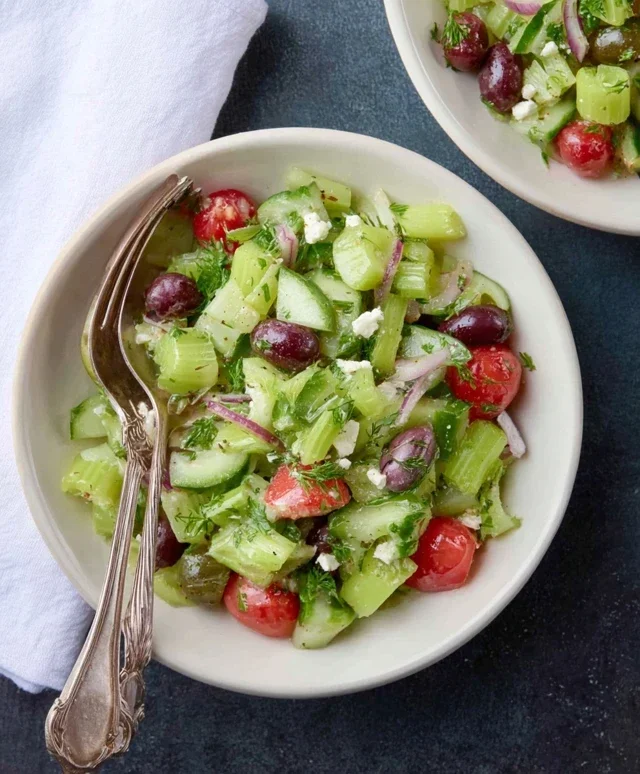 Mediterranean Celery Salad