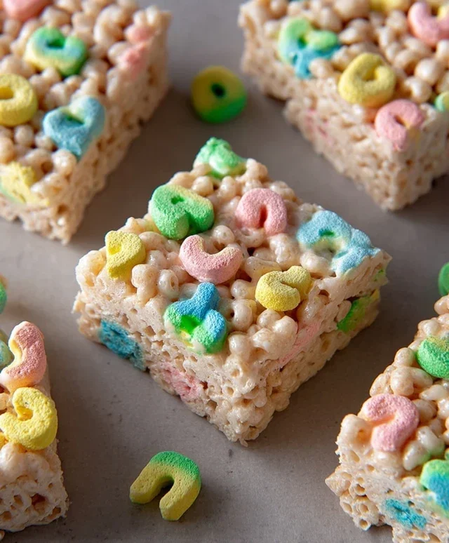 Lucky Charms Rice Krispie Treats