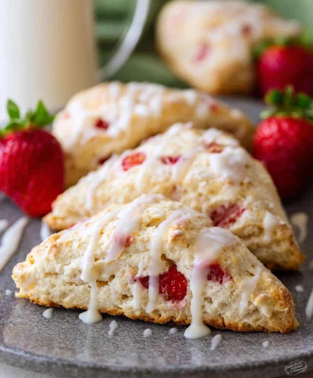 Strawberry Scones