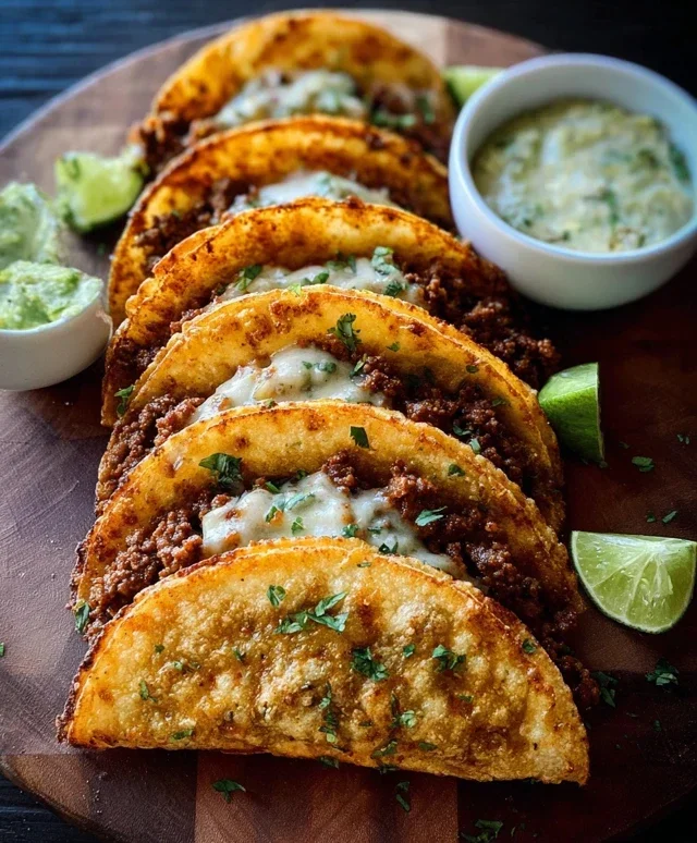 Crispy Ground Beef Tacos