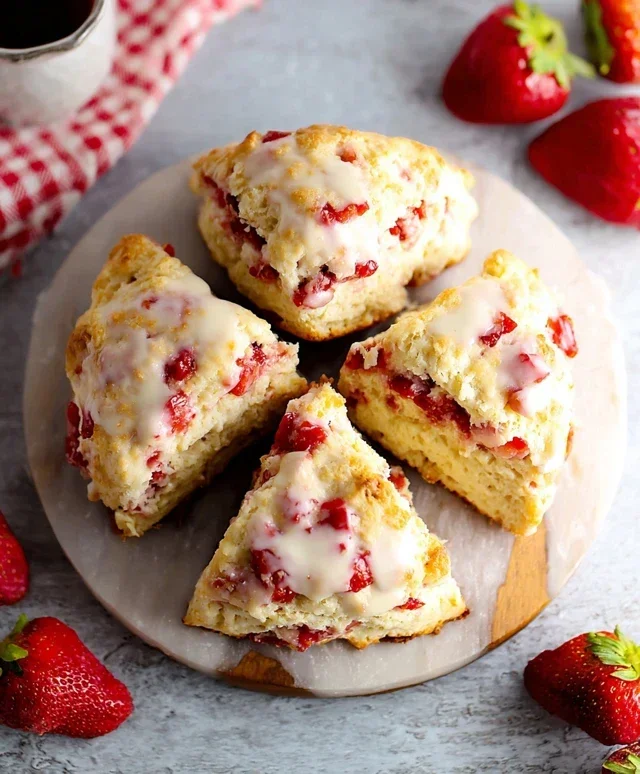 Strawberry Scones