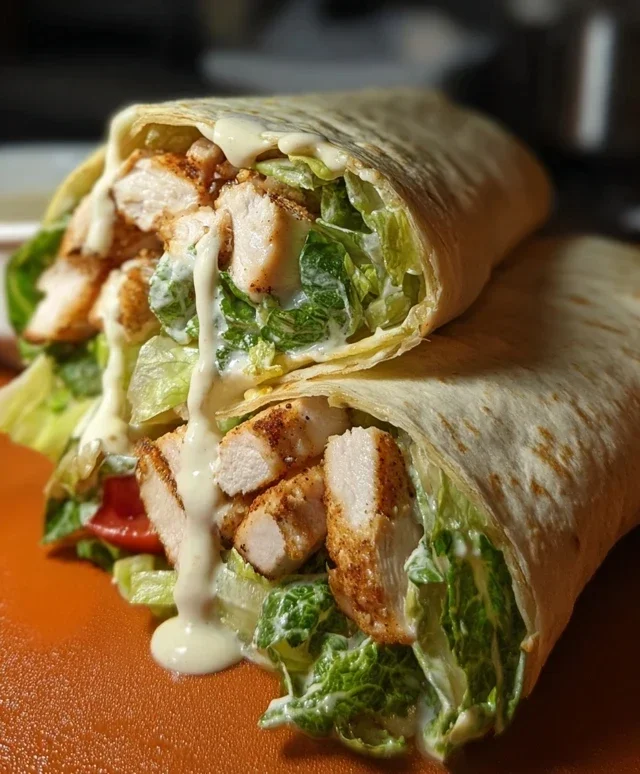 Chicken Caesar Wraps