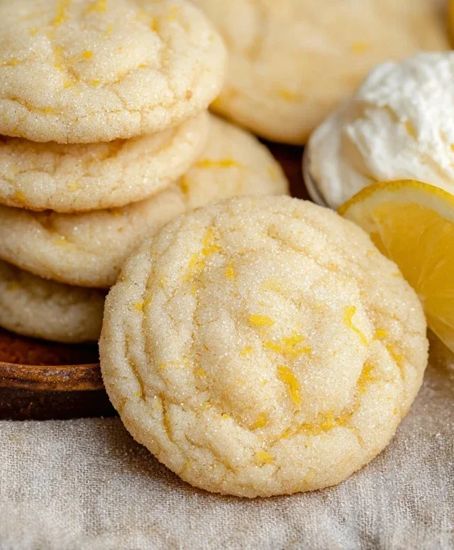 Soft & Chewy Lemon Cookies