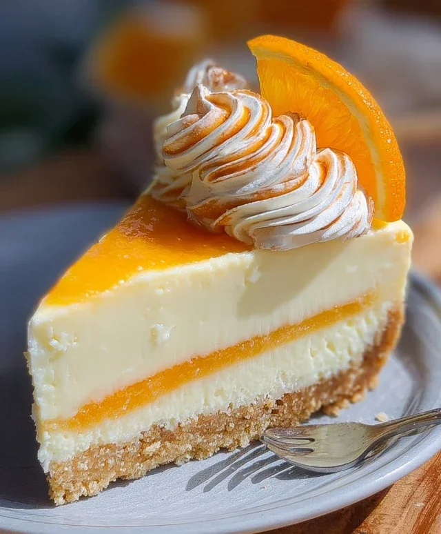 Orange Creamsicle Cheesecake