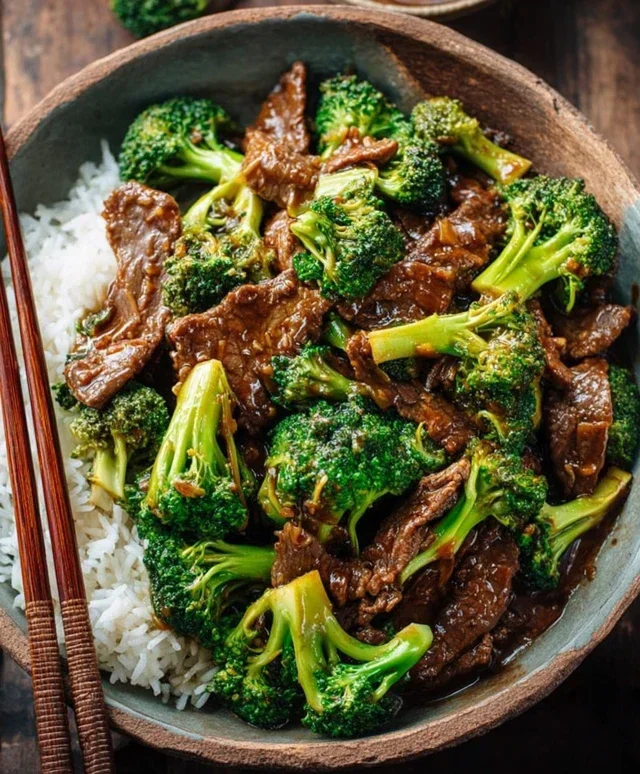 Chinese Beef and Broccoli (牛肉炒西兰花)