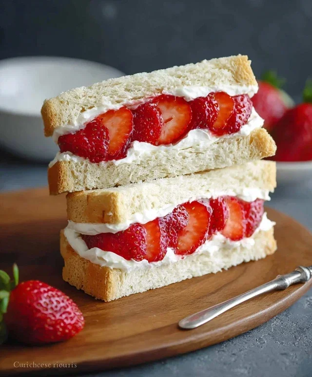 4-ingredient Strawberry Sando