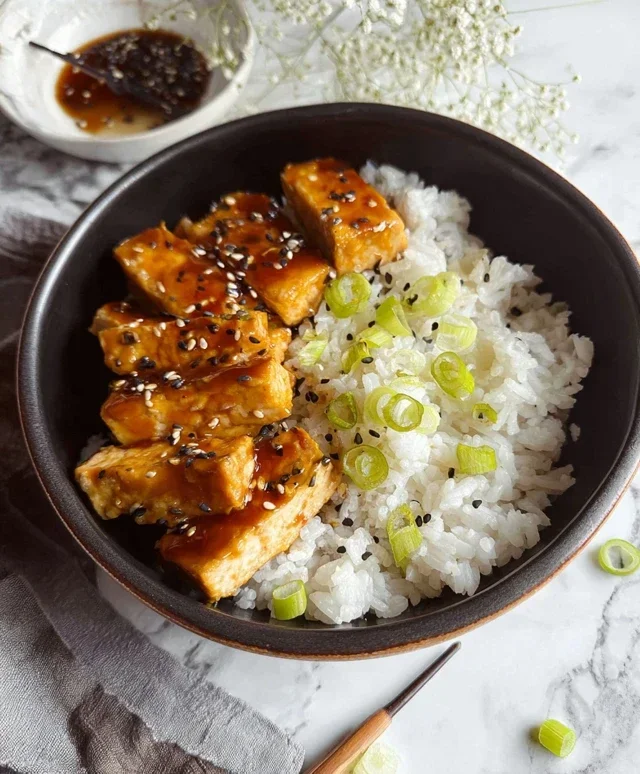 Honey Garlic Tofu