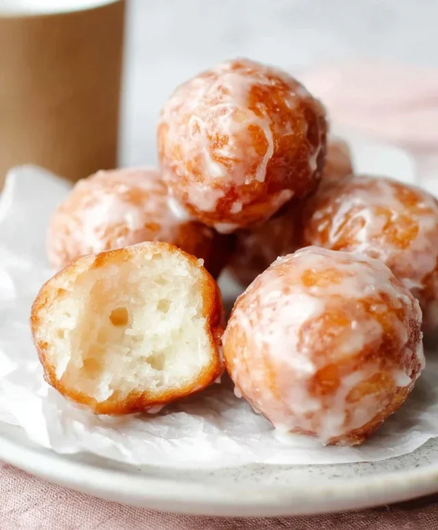 Easy Keto Glazed Donut Balls