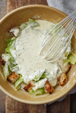 Caesar Salad Dressing (Classic, Creamy & 5 Minutes) 🥗