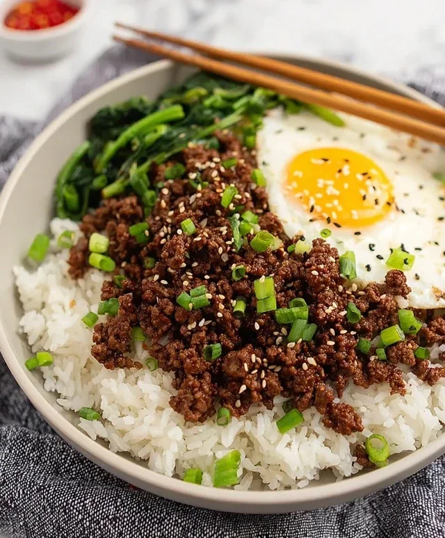 Korean Ground Beef Bowl (25-Minutes)