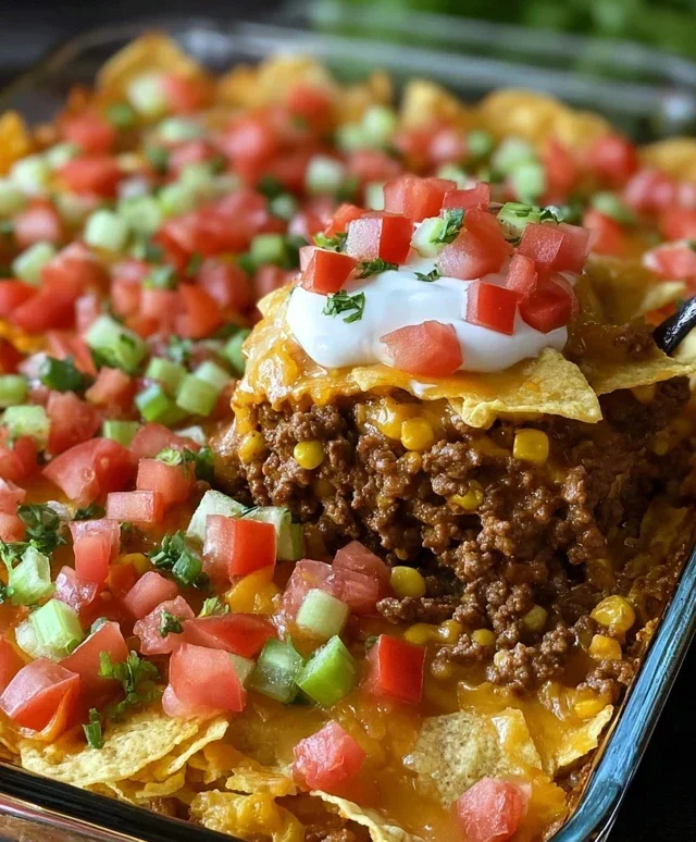 Walking Taco Casserole