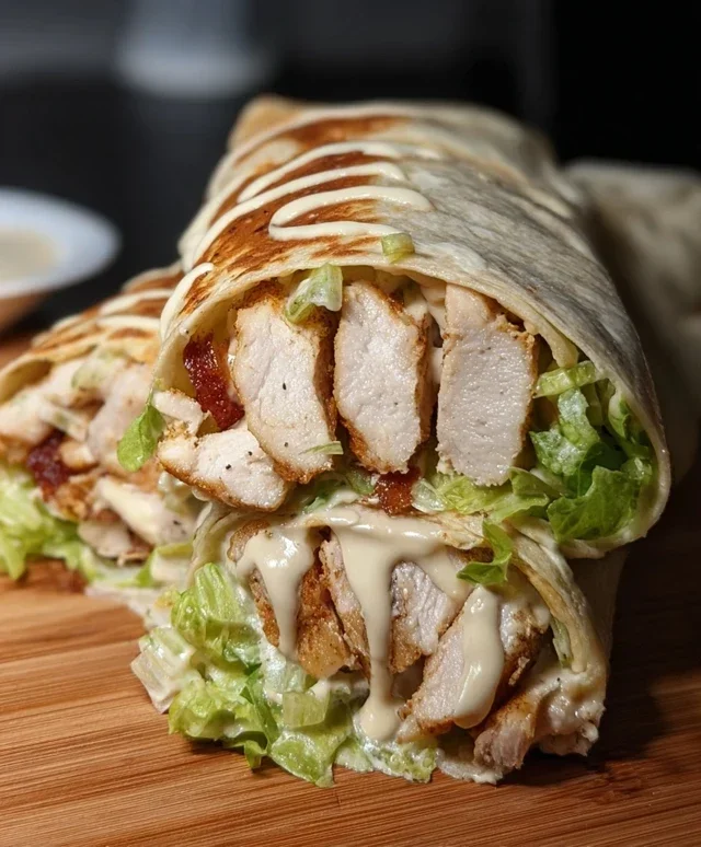 Chicken Caesar Wraps