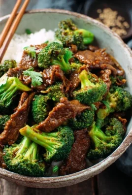 Chinese Beef and Broccoli (牛肉炒西兰花)
