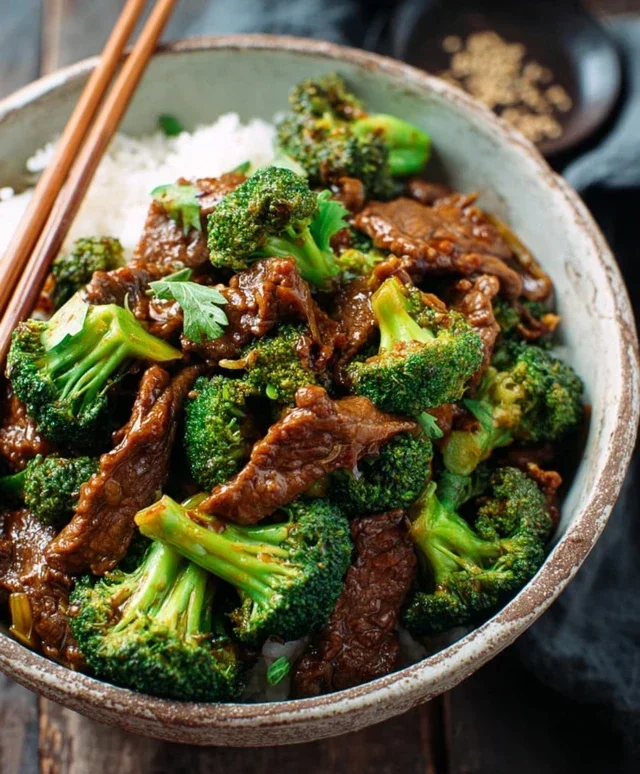 Chinese Beef and Broccoli (牛肉炒西兰花)