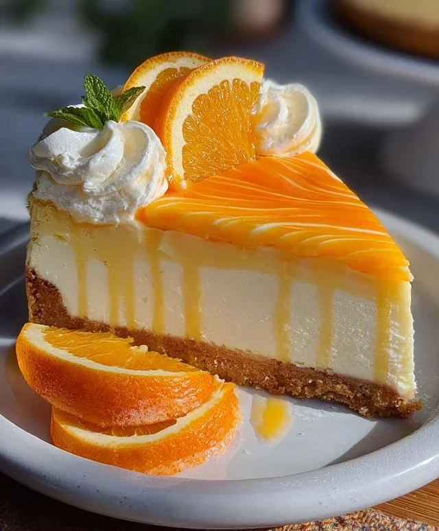 Orange Creamsicle Cheesecake
