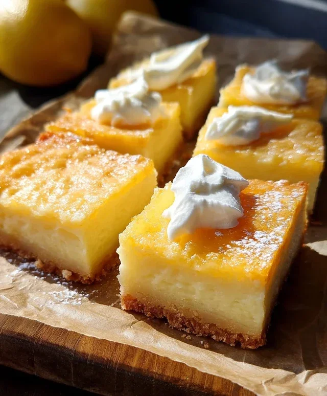 Tangy citrus dessert squares