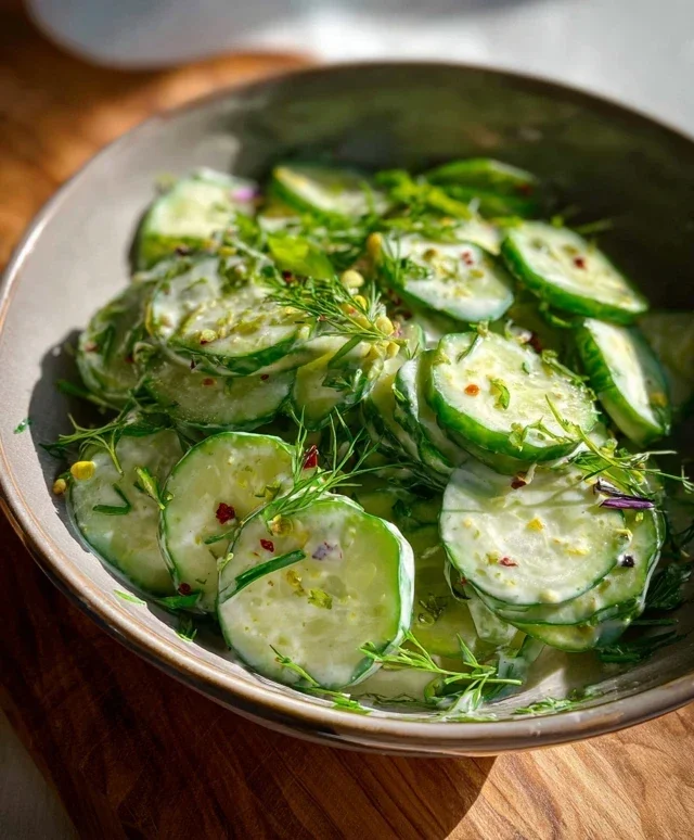 Polish Cucumber Salad