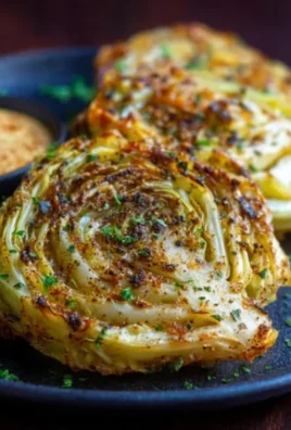 Oven Roasted Garlic Cabbage Steaks