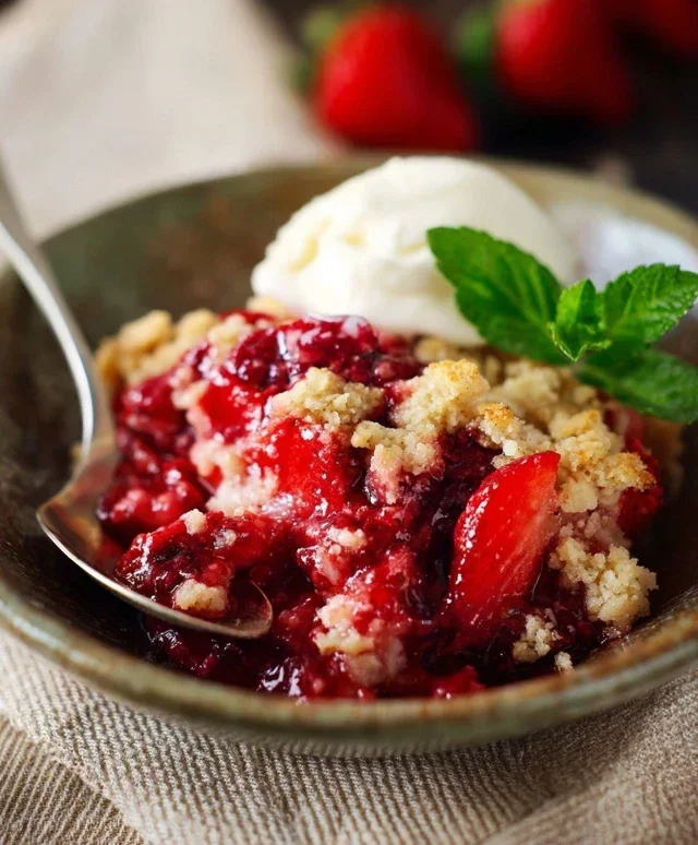 Strawberry Cobbler