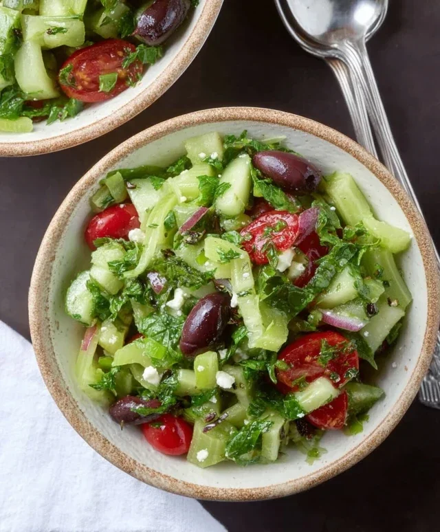 Mediterranean Celery Salad