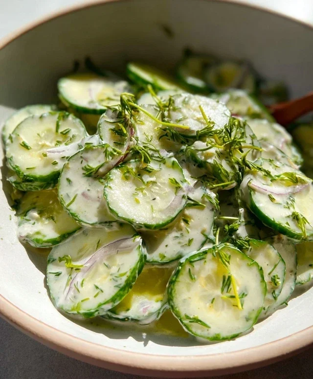 Polish Cucumber Salad