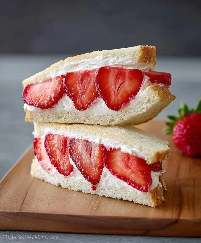 4-ingredient Strawberry Sando