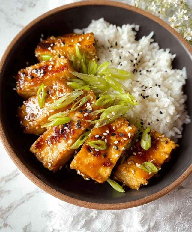 Honey Garlic Tofu